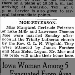 Marriage of Peterson / Moe
